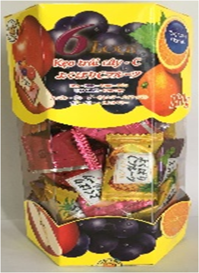 "Hộp kẹo trái cây -C (よくばりCフルーツ)"