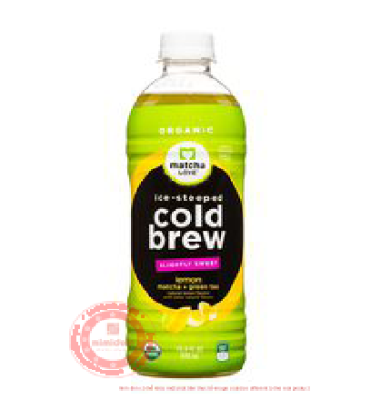 Nước uống trà xanh vị chanh ít đường Cold Brew ( Matcha Love) Organic 470ml