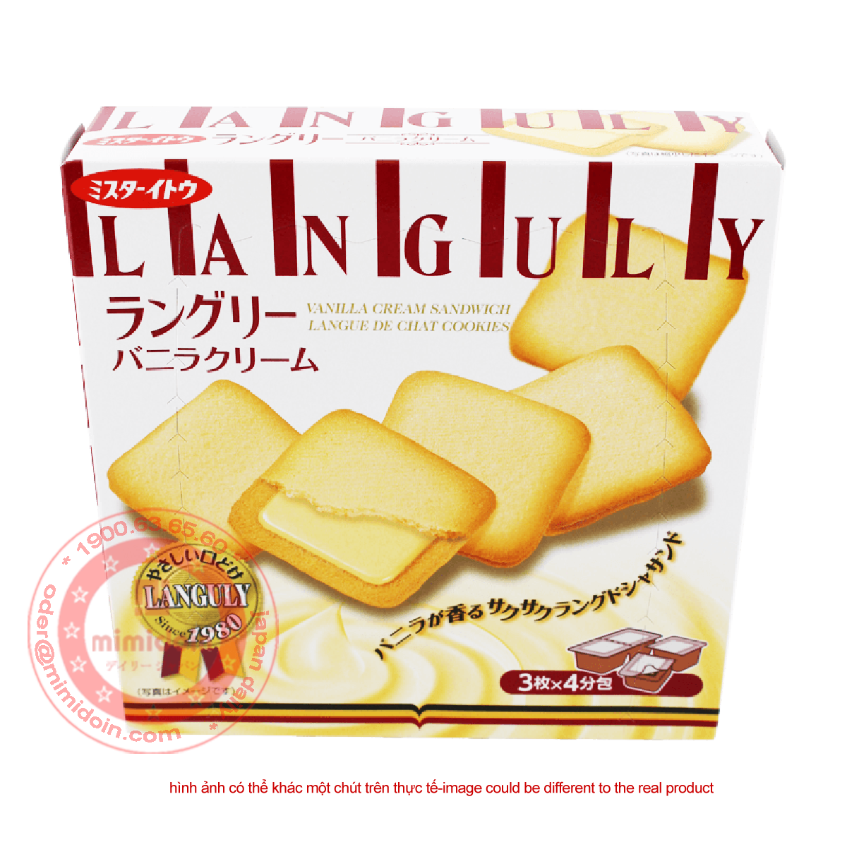 Bánh Languly Vanilla cream