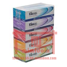 CRECIA- Hộp giấy ăn Kleenex 180 tờ ( pack 5 hộp) D
