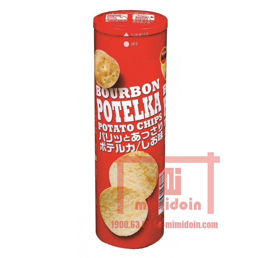 BOURBON- Snack khoai tây vị muối 65g D