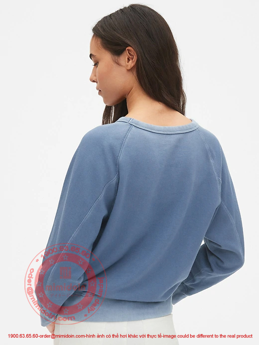 Vintage Soft Cropped Raglan Pullover Sweatshirt ヴィンテージソフト クロップドラグラン プルオーバースウェットシャツ