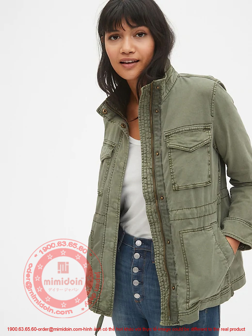 Garment Die Utility Jacket ガーメントダイ ユーティリティジャケット